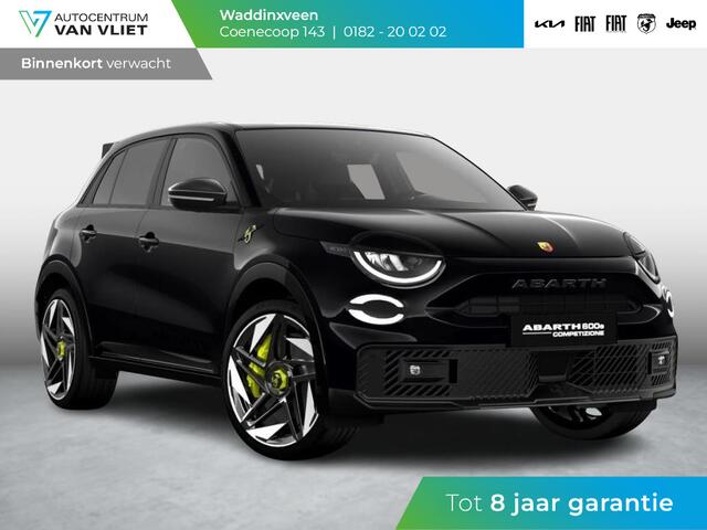 Abarth 600e Competizione 54 kWh | Clima | Adapt. Cruise | Alcantara | Camera | Apple Carplay | Elektr. A-Klep | BSM | Keyless| 20" | Sperdifferentieel | Winter Pack