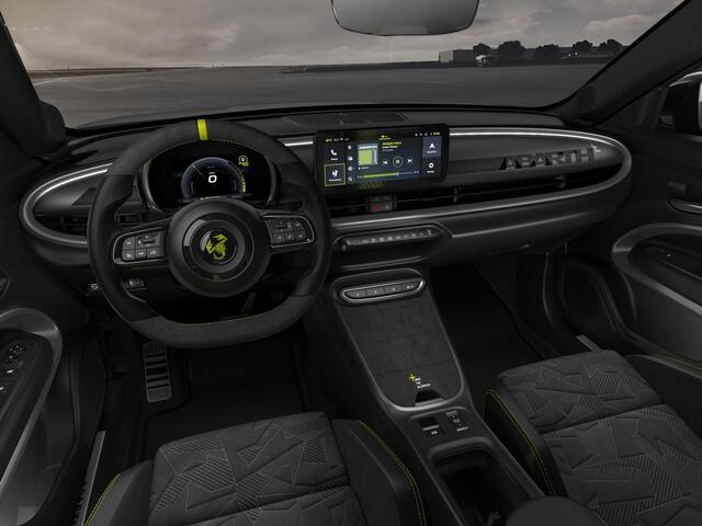 Abarth 600e Competizione 54 kWh | Clima | Adapt. Cruise | Alcantara | Camera | Apple Carplay | Elektr. A-Klep | BSM | Keyless| 20" | Sperdifferentieel | Winter Pack