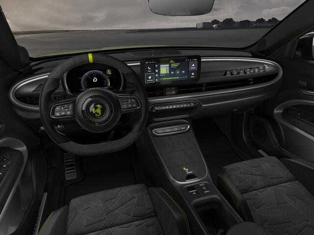 Abarth 600e Competizione 54 kWh | Clima | Adapt. Cruise | Alcantara | Camera | Apple Carplay | Elektr. A-Klep | BSM | Keyless| 20" | Sperdifferentieel | Winter Pack