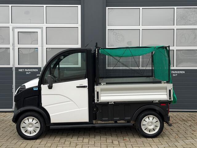 Aixam e-Truck M12RS Open laadbak / Webasto Standkachel / Sidebars / Incl bladrek