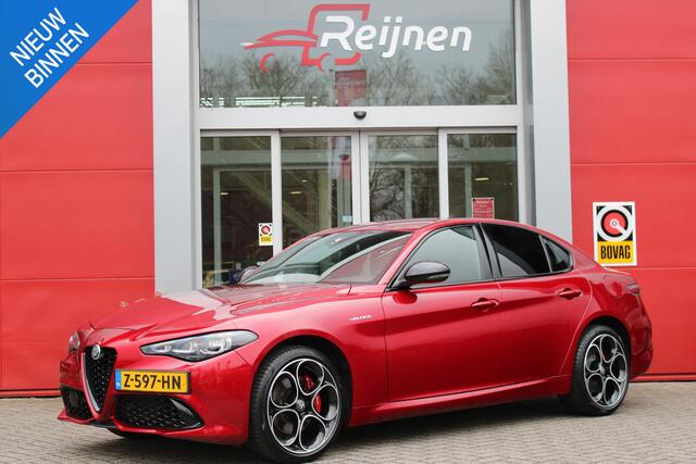 Alfa Romeo GIULIA 2.0 T 280PK GME AWD VELOCE | ROSSO ETNA | HARMAN EN KARDON AUDIO | RIJASSISTENPAKKET | DODEHOEK DETECTIE | ELEKTRISCH BEDIENBARE VOORSTOELEN MET GEHEUGEN FUNCTIE | LEDEREN BEKLEDING | FULL LED KOPLAMPEN | NAVIGATIE | APPLE CARPLAY/ANDROID AUTO | PARKEERSE