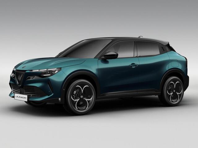 Alfa Romeo Junior Elettrica Ti 54 kWh | Clima | Adapt. Cruise | Keyless | Handsfree A-Klep | PDC rondom | Pack Techno | Warmtepomp | Bicolore