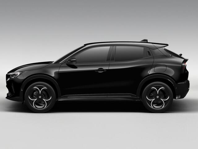Alfa Romeo Junior Elettrica Ti 54 kWh | Clima | Adapt. Cruise | Keyless | Handsfree A-Klep | PDC rondom | Pack Techno | Warmtepomp | Tortona Black