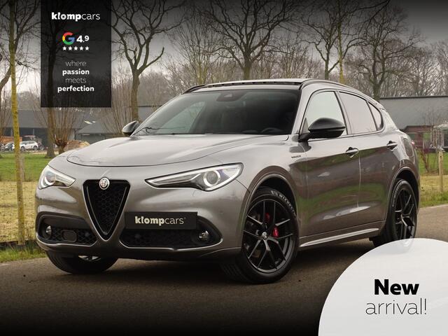 Alfa Romeo Stelvio 2.2 JTD AWD Veloce | BTW | Inst.Schokdemp. | Schuifdak | Carplay | All Black | Flippers | Full options!