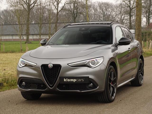 Alfa Romeo Stelvio 2.2 JTD AWD Veloce | BTW | Inst.Schokdemp. | Schuifdak | Carplay | All Black | Flippers | Full options!