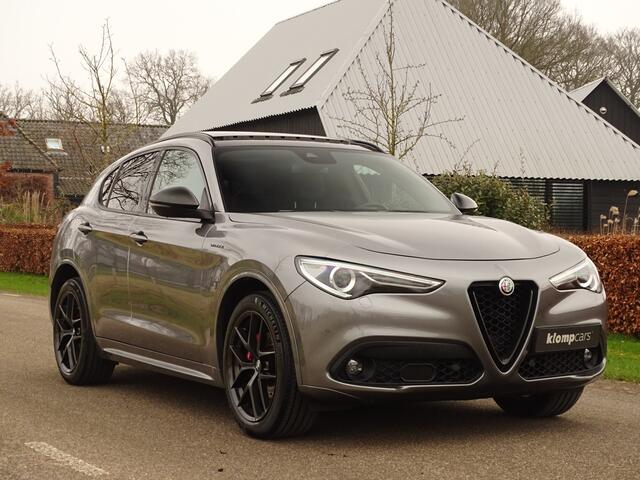 Alfa Romeo Stelvio 2.2 JTD AWD Veloce | BTW | Inst.Schokdemp. | Schuifdak | Carplay | All Black | Flippers | Full options!