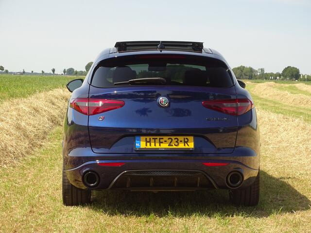 Alfa Romeo Stelvio 2.0 T AWD 280PK Veloce | Carplay | Customized | Schuifdak | Cognac Leer
