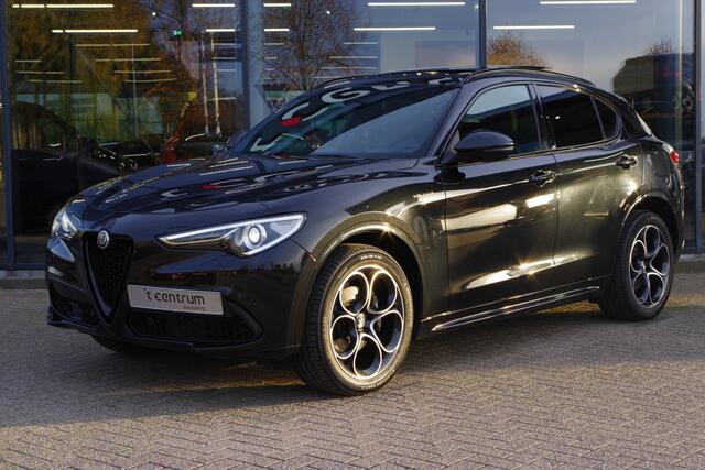 Alfa Romeo Stelvio 2.0 T 280 PK AWD Q4 Veloce, Adap. Onderstel, Panoramadak, Trekhaak, H/K Sound, Lederen Sportstoelen