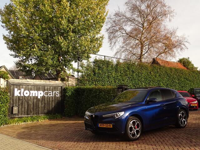 Alfa Romeo Stelvio 2.0 T AWD 310PK Veloce | Carplay | Customized | Schuifdak | Cognac Leer | Squadra