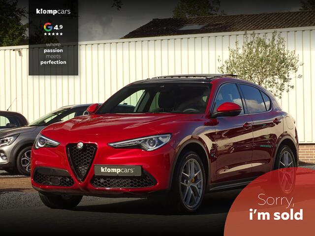 Alfa Romeo Stelvio 2.0 T AWD !Veloce stoelen! 8C Rosso | Pano | Carplay | H+K | Diff.TI | Black Edition | FULL OPT.