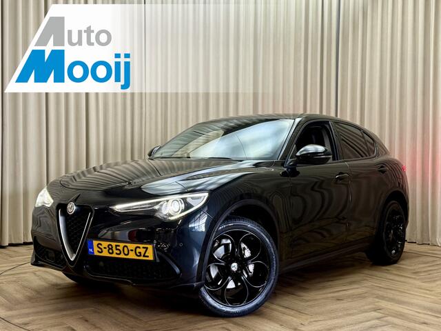 Alfa Romeo Stelvio 2.0 T AWD Super 287 PK / BLACK EDITION / ABC-Klepsysteem / Xenon / 1/2 Leder / Cruise / ECC Clima / Navigatie / Camera / 18'' LMV