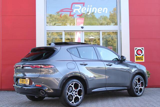 Alfa Romeo Tonale PHEV 280PK VELOCE | NIEUWE AUTO! | PANORAMISCH SCHUIF/KANTEL DAK | WINTERPACK: STOEL/STUUR VERWARMING | TECHNOLOGY PACK: PARKEERWAARSCHUWING VOOR EN ACHTER/360° CAMERA/AUTOMATISCH INPARKEREN/ AUTONOMOUS DRIVING LEVEL 2: ADAPTIVE CRUISE CONTROL/LANE CENTER