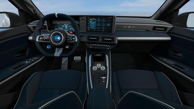 Alpine A290 GTS 220PK Signature Bleue | Pack Driving | Striping French Signature | Alpine monogram in Bleu Alpine
