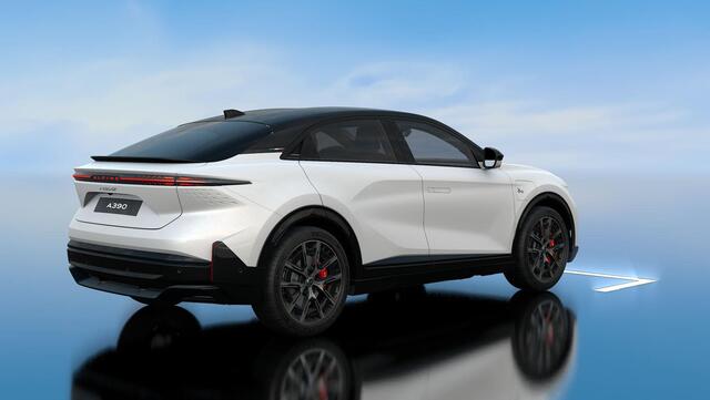 Alpine A390 GT | Blanc Topaze | Pack Driving: Active Driver Assist, Emergency Brake Assist & Handsfree Parking | Devialet® XtremeSound audiosysteem | Decorpanelen dashboard en middenconsole in forged carbon | Zwarte hemelbekleding in Alcantara®