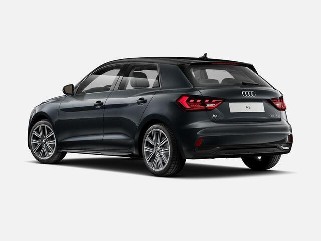 Audi A1 Advanced edition 25 TFSI 70 kW / 95 pk Sportback 5 Dak in zwart - Automatische airconditioning - Apple CarPlay