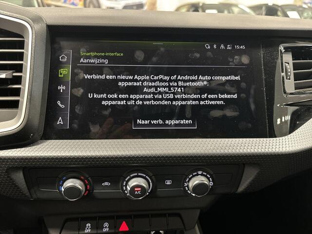 Audi A1 Sportback 25 TFSI 95pk Advanced edition · Apple/Android Car Play · P-Sensoren · Cruise Control · Airco · 17'' Inch · Garantie t/m 18-10-2027 of 100.000km