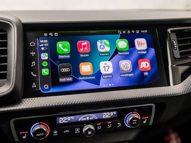 Audi A1 Sportback 30 TFSI S-Line Sport Automaat (APPLE CARPLAY, GROOT NAVI, CLIMATE, STOELVERWARMING, SPORTSTOELEN, PARKEERSENSOREN, CRUISE, LM VELGEN, NIEUWSTAAT)