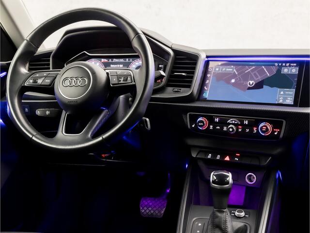 Audi A1 Sportback 30 TFSI S-Line Sport Automaat (BLACK PACK, APPLE CARPLAY, SFEERVERLICHTING, CLIMATE, STOELVERWARMING, SPORTSTOELEN, GETINT GLAS, LED ACHTERLICHTEN, CRUISE, NIEUWE APK, NIEUWSTAAT)