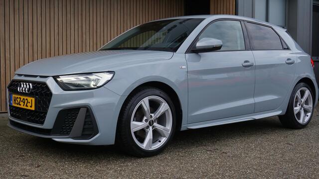 Audi A1 Sportback 30 TFSI 110pk 5Drs S-Line Automaat LED Navi Stoelverwarming Sfeerverlichting 17inch LM Virtual Cockpit *Pijl Grey Metallic*