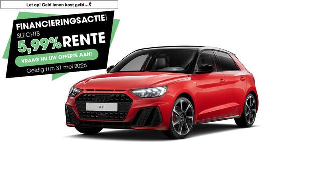 Audi A1 Sportback 40 TFSI S line | 207 PK | Automaat | Adaptive cruise control | S line | Climate control | Dodehoek detectie |