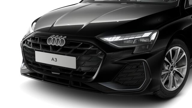 Audi A3 Limousine 30 TFSI 116 S tronic S edition Automaat | S line-interieur met sportstoelen en zwarte stoffen-kunstlederen bekleding | Audi soundsystem | Ledkoplampen, ledachterlichten, dynamische knipperlichten achter | Infotainmentpakket Connectivity | Assist