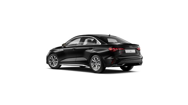 Audi A3 Limousine 30 TFSI 116 S tronic S edition Automaat | S line-interieur met sportstoelen en zwarte stoffen-kunstlederen bekleding | Audi soundsystem | Ledkoplampen, ledachterlichten, dynamische knipperlichten achter | Infotainmentpakket Connectivity | Assist