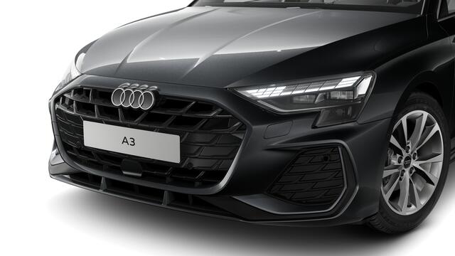 Audi A3 Limousine 30 TFSI 116 S tronic S edition Automaat | Infotainmentpakket Connectivity | Assistentiepakket Rijden en Parkeren Plus | Ledkoplampen, ledachterlichten, dynamische knipperlichten achter | S line-interieur met sportstoelen en zwarte stoffen-kunstl
