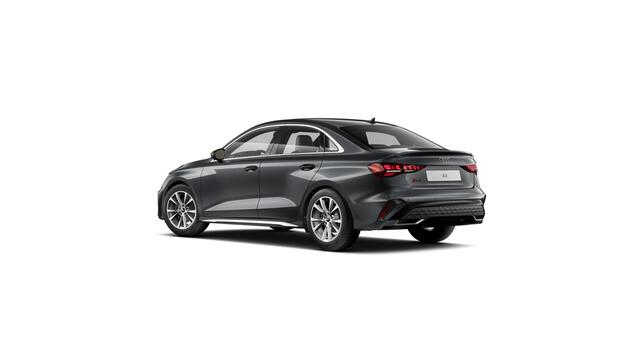 Audi A3 Limousine 30 TFSI 116 S tronic S edition Automaat | Infotainmentpakket Connectivity | Assistentiepakket Rijden en Parkeren Plus | Ledkoplampen, ledachterlichten, dynamische knipperlichten achter | S line-interieur met sportstoelen en zwarte stoffen-kunstl