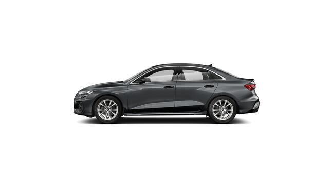 Audi A3 Limousine 30 TFSI 116 S tronic S edition Automaat | Infotainmentpakket Connectivity | Assistentiepakket Rijden en Parkeren Plus | Ledkoplampen, ledachterlichten, dynamische knipperlichten achter | S line-interieur met sportstoelen en zwarte stoffen-kunstl