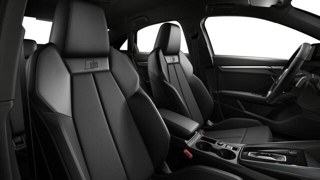 Audi A3 Limousine 30 TFSI 116 S tronic S edition Automaat | Infotainmentpakket Connectivity | Assistentiepakket Rijden en Parkeren Plus | Ledkoplampen, ledachterlichten, dynamische knipperlichten achter | S line-interieur met sportstoelen en zwarte stoffen-kunstl