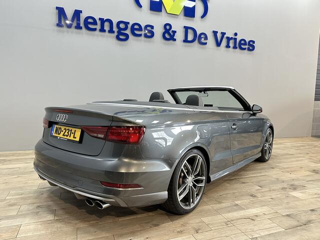 Audi A3 Cabriolet 2.0 TFSI S3 quattro Pro Line Plus NL Auto | Airco ECC | LED | Virtual | B&O | Leer | Nekverwarming | Camera | 19" velgen | Navigatie | Cruise Control | Isofix | NAP |