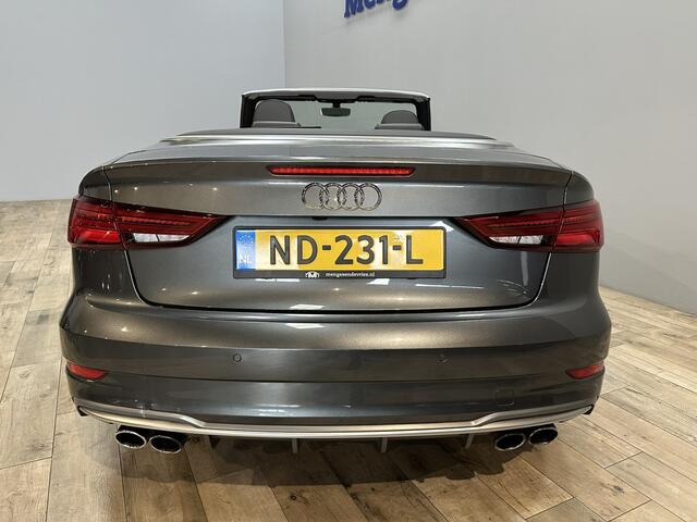 Audi A3 Cabriolet 2.0 TFSI S3 quattro Pro Line Plus NL Auto | Airco ECC | LED | Virtual | B&O | Leer | Nekverwarming | Camera | 19" velgen | Navigatie | Cruise Control | Isofix | NAP |