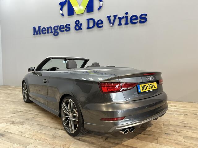 Audi A3 Cabriolet 2.0 TFSI S3 quattro Pro Line Plus NL Auto | Airco ECC | LED | Virtual | B&O | Leer | Nekverwarming | Camera | 19" velgen | Navigatie | Cruise Control | Isofix | NAP |