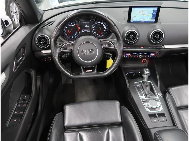 Audi A3 Cabriolet 1.4 TFSI CoD Ambiente Pro Line Plus Open Days 3x S Line Automaat Nekverwarming Leer Navi Sportstoelen 19 inch Sportvelgen PDC Cruise control Metallic Boekjes Nette staat Windscherm