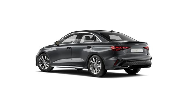 Audi A3 Limousine 30 TFSI 116 S tronic S edition Automaat | S line-interieur met sportstoelen en zwarte stoffen-kunstlederen bekleding | Audi soundsystem | Infotainmentpakket Connectivity | Ledkoplampen, ledachterlichten, dynamische knipperlichten achter | Assist