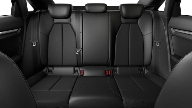 Audi A3 Limousine 30 TFSI 116 S tronic S edition Automaat | S line-interieur met sportstoelen en zwarte stoffen-kunstlederen bekleding | Audi soundsystem | Infotainmentpakket Connectivity | Ledkoplampen, ledachterlichten, dynamische knipperlichten achter | Assist