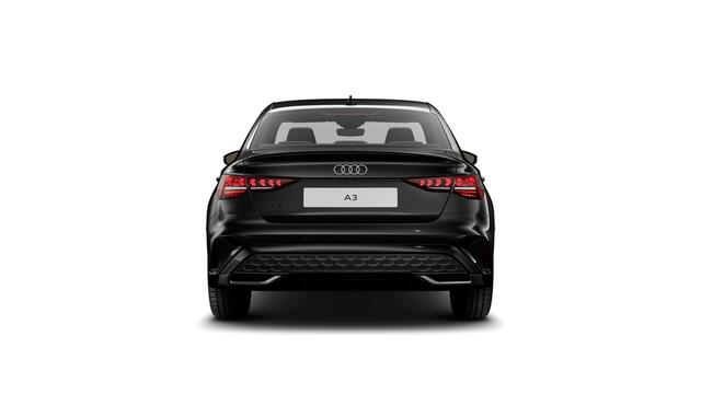 Audi A3 Limousine 30 TFSI 116 S tronic S edition Automaat | Ledkoplampen, ledachterlichten, dynamische knipperlichten achter | Infotainmentpakket Connectivity | Audi soundsystem | S line-interieur met sportstoelen en zwarte stoffen-kunstlederen bekleding | Assist