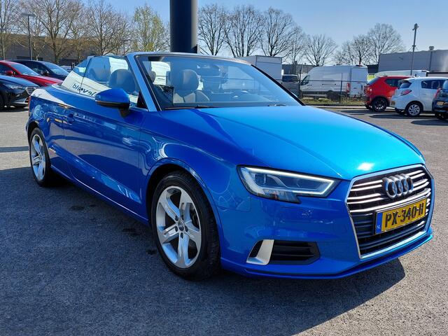 Audi A3 Cabriolet 1.4 TFSI Sport Cabrio Edition | Origineel NL | Navi | Airco | Cruise | Led Koplampen | Pdc | Bluetooth Carkit+Streaming | Sportstoelen | Licht+Regensensor | 17''lm | Windscherm