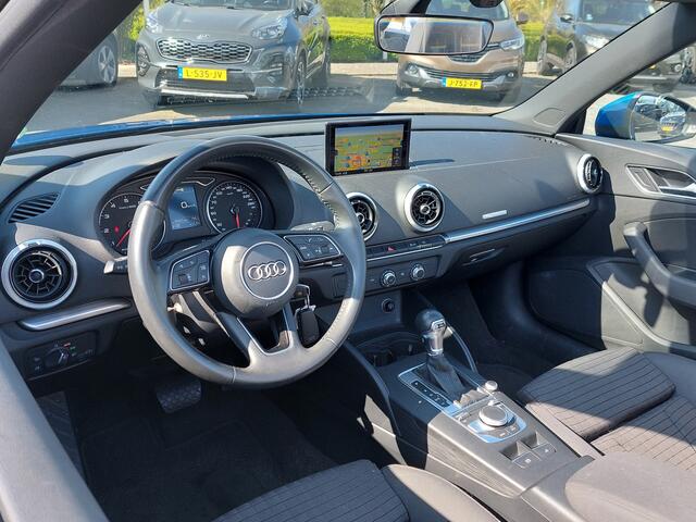 Audi A3 Cabriolet 1.4 TFSI Sport Cabrio Edition | Origineel NL | Navi | Airco | Cruise | Led Koplampen | Pdc | Bluetooth Carkit+Streaming | Sportstoelen | Licht+Regensensor | 17''lm | Windscherm
