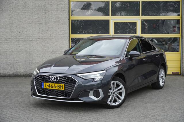 Audi A3 Limousine 35 TFSI 150PK! Automaat Business Edition BJ2021 Lmv 17" | Led | Pdc | Navi | Dynamische knipperlichten | Achteruitrijcamera | App-Connect | Virtual cockpit | Climate control | Cruise control | Sportstoelen | Verwarmde voorstoelen | Extra getint 
