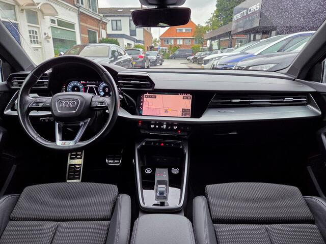 Audi A3 Limousine 30 TFSI AUT7 3x S-LINE BLACK-EDITION SPORTSTOELEN PARKASSIST NAVI DIGIDASH 19 INCH.LMV PDC