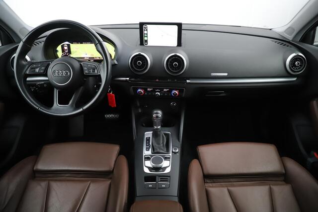 Audi A3 Limousine 35 TFSI CoD Advance 150PK Automaat Virtual Cockpit Bruin Leder LED Navigatie Carplay Climate Cruise Control