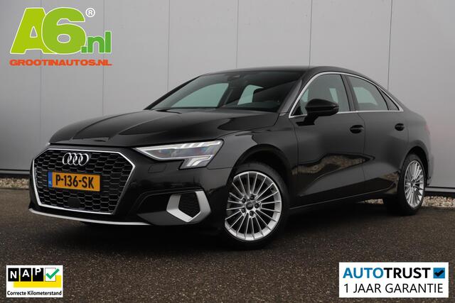 Audi A3 Limousine 30 TFSI Advanced edition Trekhaak Sportstoelen Navigatie Carplay Android Full LED 17 inch LMV Clima Adaptive Cruise