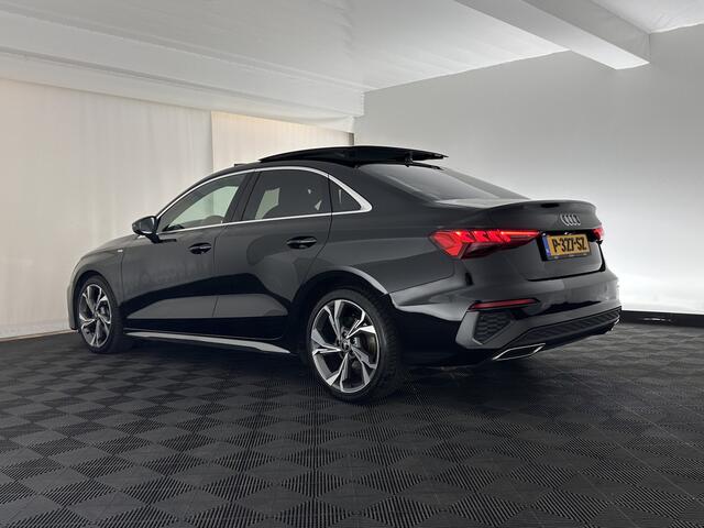 Audi A3 Limousine 30 TFSI S edition S-Line Aut. *PANO | LEATHER-FABRIC | FULL-LED | AMBIENTLIGHT | SPORTSEATS | DIGI-COCKPIT | NAVI-FULLMAP | PRIVACYGLASS | SHIFTPADDLES | DAB+ | CRUISE | PDC | 18"ALU*
