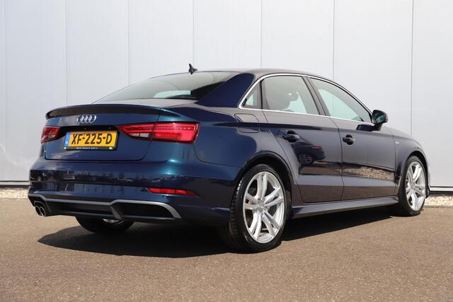 Audi A3 Limousine 35 TFSI CoD Sport S Line Edition Automaat Half Leder 18 inch LMV Navigatie LED Stoelverwarming Clima Cruise Parkeersensor