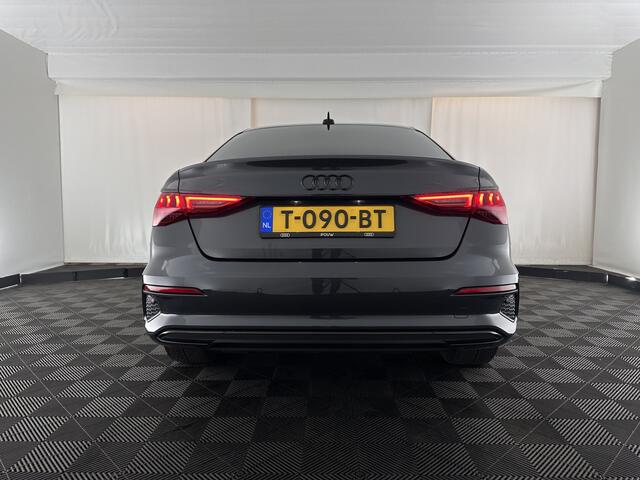Audi A3 Limousine 30 TFSI Advanced edition (INCL.BTW) Aut. *FULL-LED | ADAPTIVE-CRUISE | DIGI-COCKPIT | SPORT-SEATS | NAVI-FULLMAP | PRIVACY-GLASS | SHIFT-PADDLES | DAB | ECC | PDC | 19''ALU*