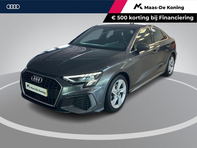 Audi A3 Limousine 30 TFSI/110PK S edition · Navigatie · Camera + Parkeersensoren · Apple/Android · Garantie t/m 16-10-2027 of 100000km.