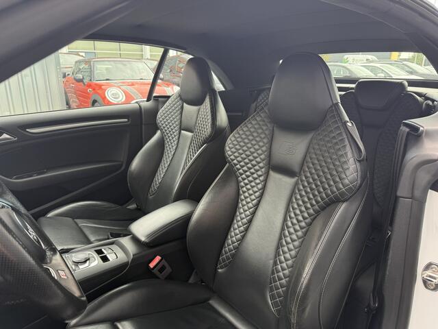 Audi A3 Cabriolet BWJ 2017 2.0 TFSI 310 PK S3 quattro Pro Line Plus | NIEUW BINNEN! | B&O | RS ZETELS | STOELVERW. | AFGEVLAKT STUURWIEL |