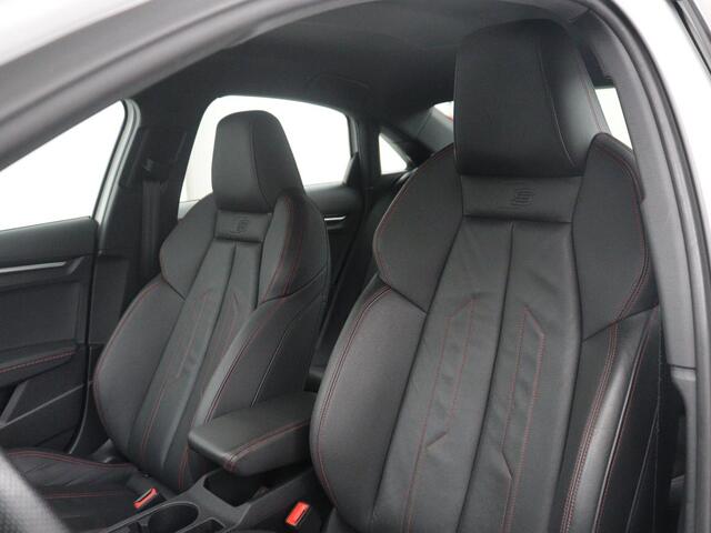 Audi A3 Limousine 30 TFSI S edition | Leder | Cruise control | Stoelverwarming | Drive select | Navigatie | Bluetooth | Carplay | Climate control | Virtueel dashboard | Full LED
