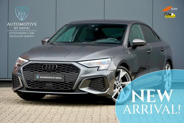 Audi A3 Limousine 35 TFSI 150 pk S EDITION ONE AUTOMAAT / 3 x S LINE / APPLE CARPLAY / AUDI SPORT 18 INCH LMV / MATRIX LED / ZWART OPTIEKPAKKET / VIRTUAL COCKPIT